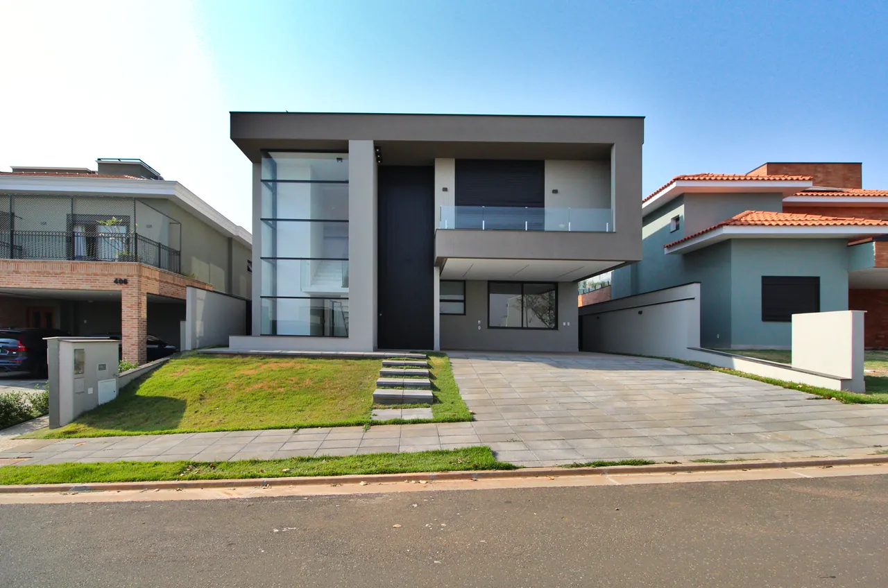 Casa moderna pronta para morar no Alphaville Dom Pedro 2 - Campinas