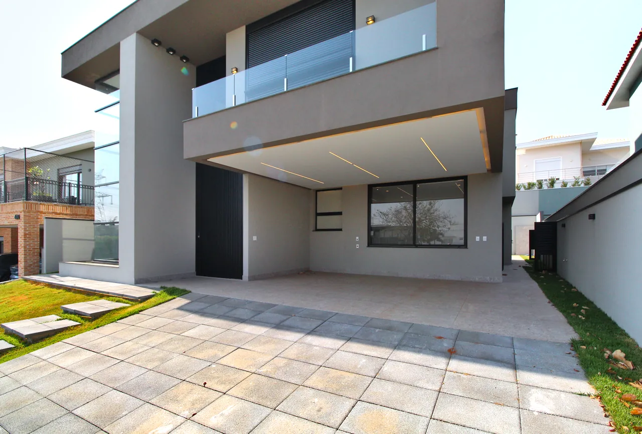 Casa moderna pronta para morar no Alphaville Dom Pedro 2 - Campinas