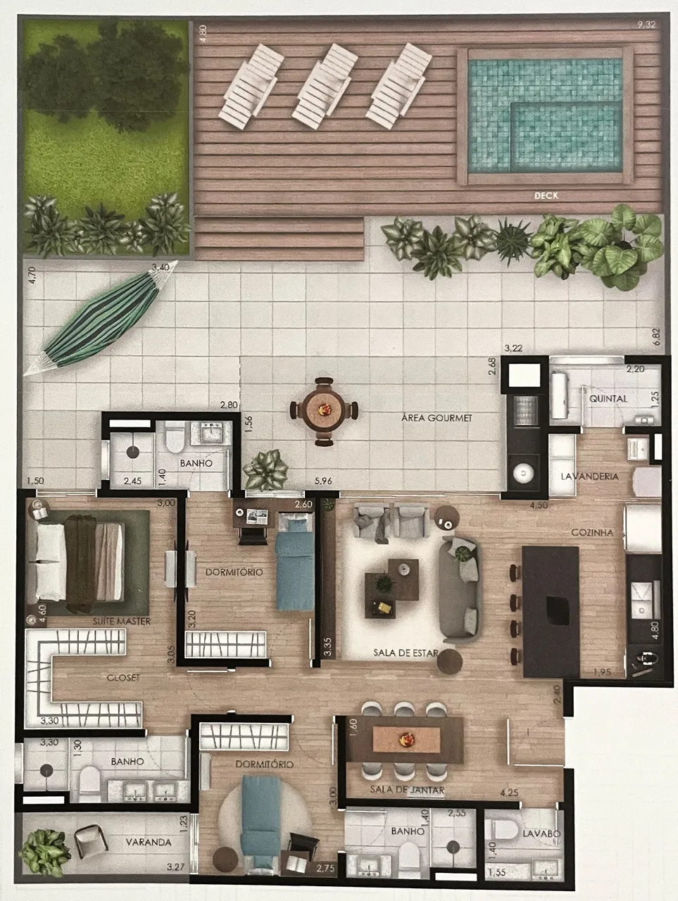 Apartamentos de 2 e 3 suítes